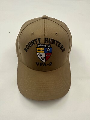 #ad Bounty Hunters VFA 2 The Corps United States Beige Baseball Hat Cap One Size $29.99