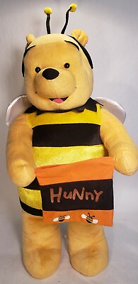 #ad Winnie The Pooh 27” Standing Plush Halloween Bee Costume Disney Gemmy $74.99