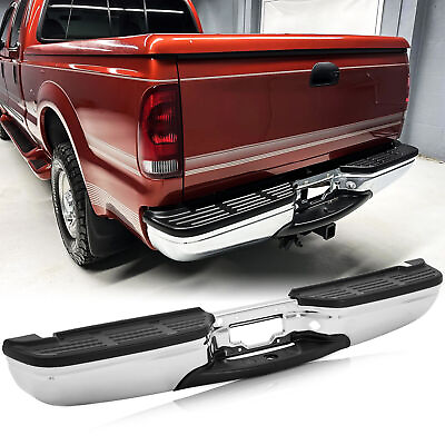 #ad HOT Chrome Rear Step Bumper Assembly for 1999 2007 Ford F250 F350 Super Duty $259.00
