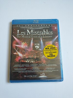 #ad Les Misrables in Concert Blu ray BRAND NEW ORIGINAL FACTORY SEALED $14.90