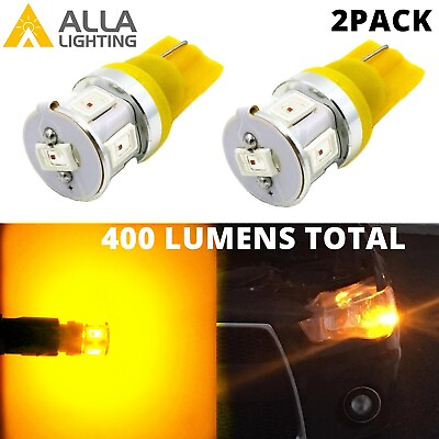 #ad Alla 2827NA 4 LED Super Bright Parking Side Marker Outer Turn Signal Light Bulb $9.98