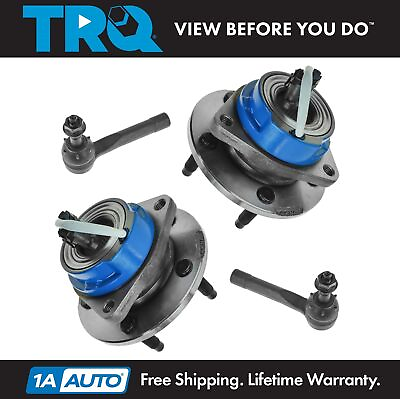 #ad TRQ Wheel Hub amp;amp Outer Tie Rod Kit Front Set of 4 for Chevy Olds Pontiac NEW $109.95