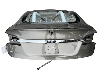 #ad 2012 2015 Tesla Model S Rear Tailgate Hatch Panel amp; Liftgate Glass Titanium PPTI $1099.00