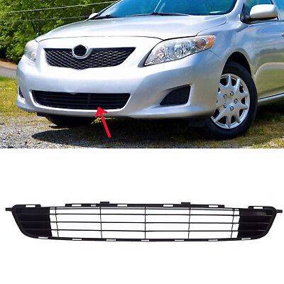 #ad For Toyota Corolla CE LE XLE 2009 2010 Black Front Bumper Lower Grille Grill $20.59