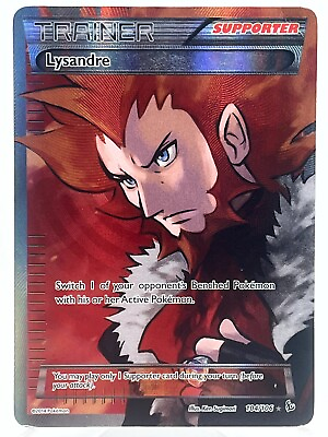 #ad Lysandre 104 106 XY Wildfire Holo Full Art Pokemon TCG Card $14.99