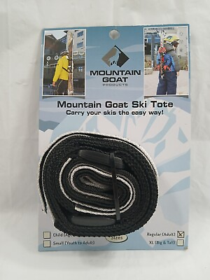 #ad Mountain Goat Ski Tote Ski Carrier Backpack Sling for Hands Free Ski Hiking $11.04