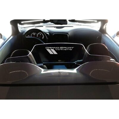 #ad SMOKE Grand Sport Text Blocker WindRestrictor® For 05 13 Corvette C6 Convertible $489.95