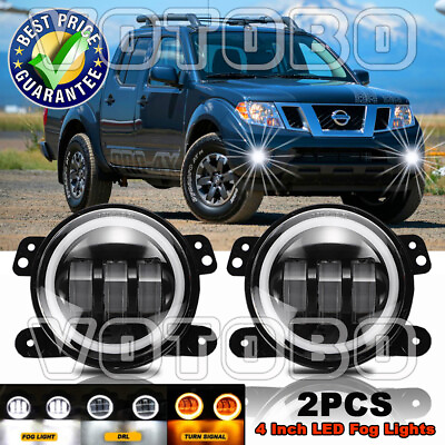 #ad #ad Pair For Nissan Frontier 2005 19 LED Front Bumper Fog Lights Lamp W Clear Lens $77.99