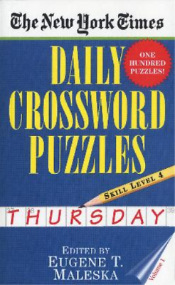 #ad The New York Times Daily Crossword Puzzles: Thursday Volume 1 Paperback $8.46