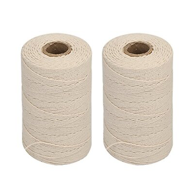 #ad 2pcs X 656 Feet 3ply Cotton Bakers Twine Food Safe Cooking String For Tying Meat $15.58