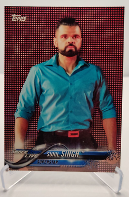 #ad 2018 Topps WWE SmackDown Live #87 Sunil Singh wrestling card $1.60