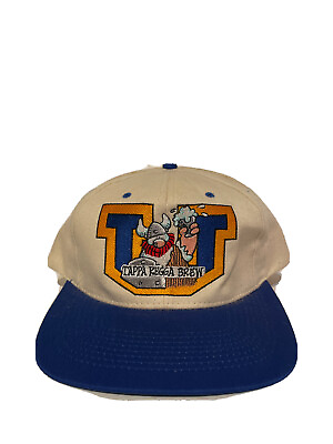 #ad Rare Vintage 1994 HAGAR Tappa Kegga Brew Cartoon SnapBack Hat Head Start $29.99