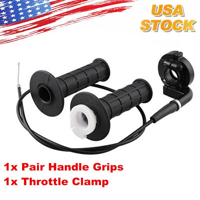 Mini Bike Chopper Twist Throttle Assembly Grip Cable Kit 7 8quot; Motorcycle Bar New $14.99