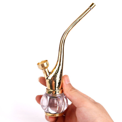 #ad Water Smoke Bottle transparent Water Smoke Pipe portable Smoke Rod Filter Pipe AU $17.59