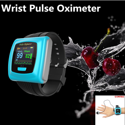 #ad Wrist Pulse Oximeter Adult Finger Probe Blood Oxygen SPO2 PR HR Monitors FDAamp;CE $77.50