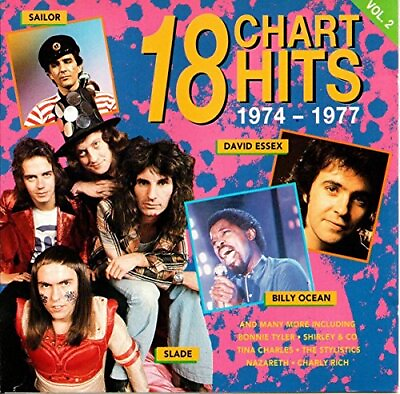#ad 18 Chart Hits Vol.2: 1974 1977 CD JXVG The Cheap Fast Free Post $7.77
