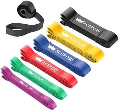 #ad Pull up Assistance Bands Resistance Bands Set of 6 with Door Anchor for Men amp; $83.79
