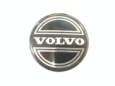 #ad Volvo Black Single Center Cap 30666913 S60 V70 XC70 S80 XC90 XC60 S40 V50 C70 C3 $5.00