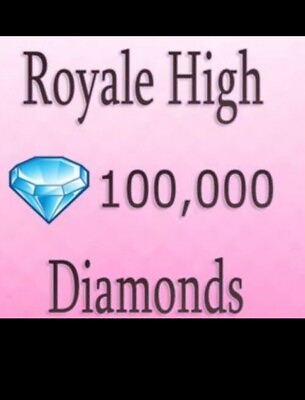 #ad ROYALE HIGH 💎 100000 100K Diamonds 💎 Roblox RHD QUICK DELIVERY ‼️ $5.50