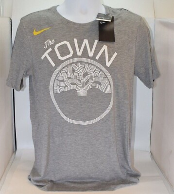 #ad NIKE GOLDEN STATE WARRIORS THE TOWN LIGHT GRAY CHAMPIONS MENS 2XL GS081 $35.00