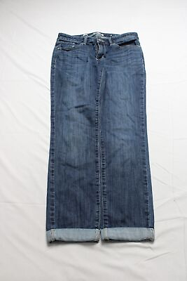 #ad Lauren Conrad Women#x27;s Cuffed Ankle Skinny Jeans LB3 Vintage Blue Size US:8 $15.29