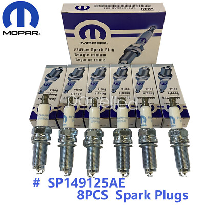 #ad #ad OEM 6X Mopar Iridium Spark Plugs SP149125AE For 2011 2021 Dodge Jeep 3.6L Engine $19.99