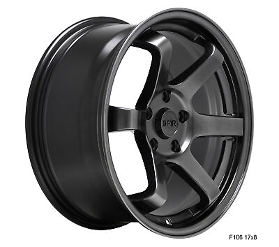 #ad 18x8.5 35 F1R F106 5x112 Hyper Black Wheels Set of 4 $920.00