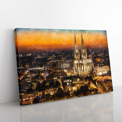 #ad The Cologne Cathedral Vol.1 Canvas Wall Art Print Framed Picture Home Decor GBP 24.95