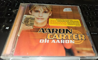 #ad Aaron Carter OH Aaron CD New Backstreet Boys Nsync 98° NKOTB Britney Spears $3.99