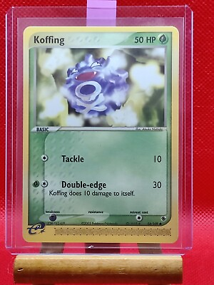 #ad 2003 Pokemon KOFFING 54 109 Vintage Ruby and Sapphire $6.50