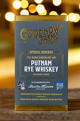 #ad Goodnow Farms Special Reserve Ecuador 77% Dark Chocolate Bar with Putnam Rye Whi $256.99