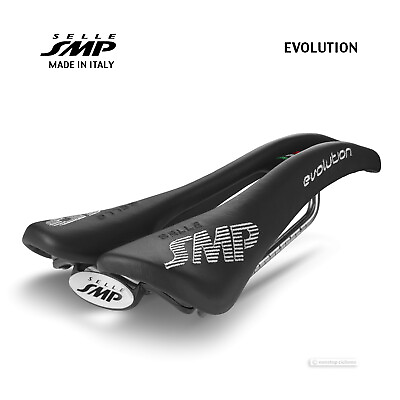 #ad NEW 2023 Selle SMP EVOLUTION Saddle : BLACK MADE IN iTALY $249.00