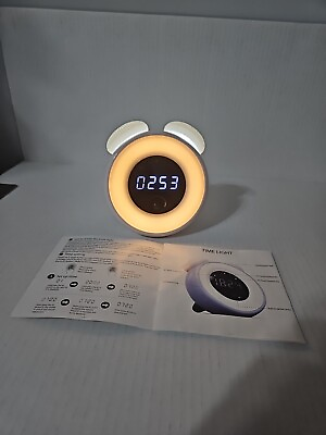 #ad Time Light Alarm Clock USB Charge Manual Included. $24.99