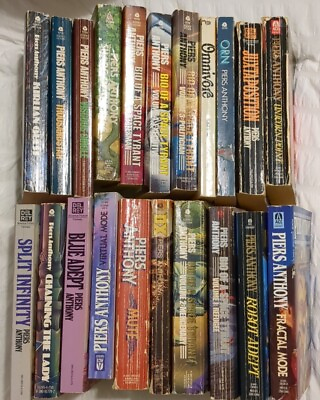 #ad Piers Anthony Lot of 21 Books All Paperback $75.00