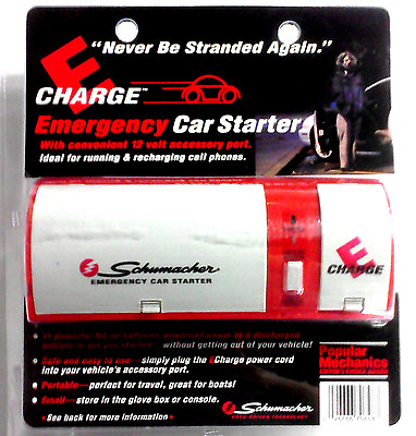 #ad Schumacher E Charge Emergency Car Starter w 12v Accessory Port EC 1300 *New* $31.99