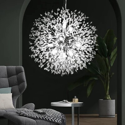 #ad #ad Modern Firework Chrome Crystal Chandeliers Sputnik Dandelion Chandelier 12 Light $104.99