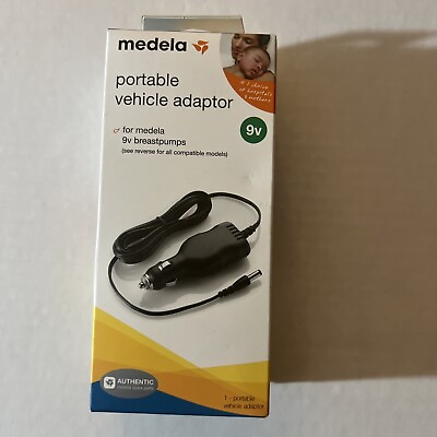 #ad MEDELA CAR CHARGER VEHICLE LIGHTER POWER ADAPTER 9V Portable For Pump in Style $9.95