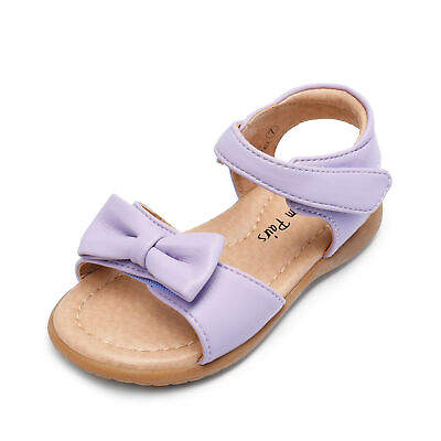 #ad Girls Fashion Sandals Flat Sandals Rubber Sole Non Slip Summer Vacation Sandals $19.39