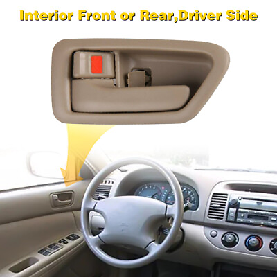 #ad Beige Interior Handle Door Inside Left Driver 97 01 For Toyota Camry Driver Side $11.32