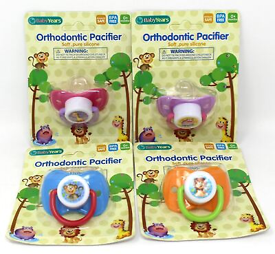 #ad Baby Years Orthodontic Pacifier Soft Silicone BPA Free PHTHALATE Safe NEW $4.23