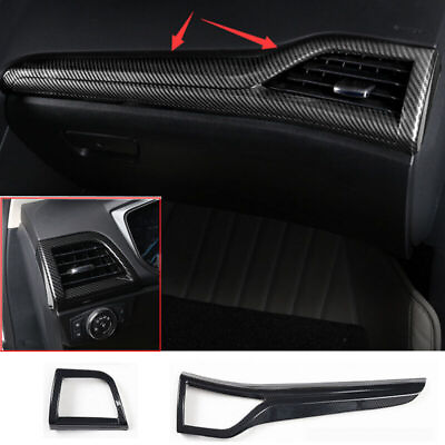 #ad Carbon fiber ABS Console Lamp;R Air Outlet Vent Trim For Ford Fusion Mondeo 13 20 $43.67