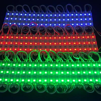 #ad 20 2000PCS Waterproof 5050 SMD 3 LED Module Lights Store Front Window Sign Lamp $9.99