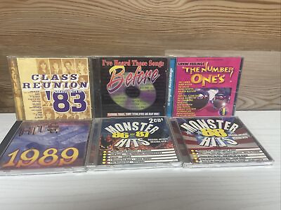 #ad Music Hits Of The 80s Lot Of 6 CDs $29.99
