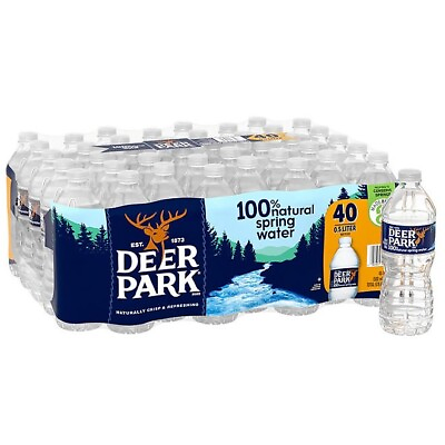 #ad Deer Park 100% Natural Spring Water 16.9 fl. oz. 40 pk. $24.50