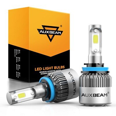 AUXBEAM 9005 H11 880 5202 LED Bulbs Fog Light for Chevy Silverado 1500 1999 2015 $14.99