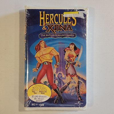 #ad Hercules amp; Xena The Animated Movie Battle For Mount Olympus VHS NEW DAMAGED $8.99