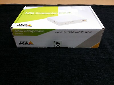 #ad NEW Axis Companion Switch 4CH 10 100 Mbps PoE SD Plug amp; Play Install 5801 354 $79.50