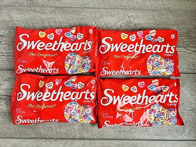 #ad 4X The Original Sweethearts Candies Heart Candy 10.5 Oz Ea Bag 4 26 Valentine#x27;s $29.95