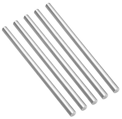 #ad 5 Pieces 1 2quot; Aluminum 6061 Round Rod 16quot; Long Solid T6511 Extruded Lathe Sto... $43.96