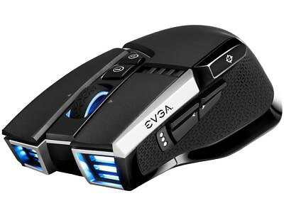 #ad EVGA X20 Gaming Mouse Wireless Black Customizable 16000 DPI 5 Profiles 10 Button $17.99